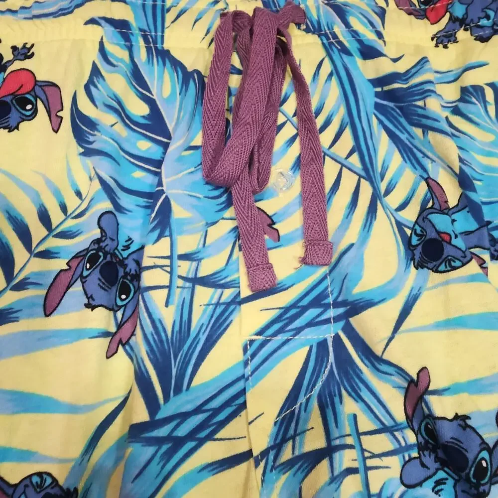 Stitch tropical pajama shorts size Extra Large men's